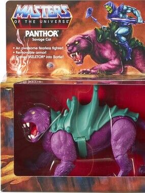 Masters of the Universe Origins Collectible Figure, Panthor With 12 Poseable NIB